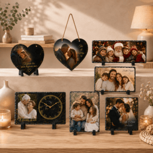 Ardoise Personnalisée avec Photo – Cadeau Décoratif Unique