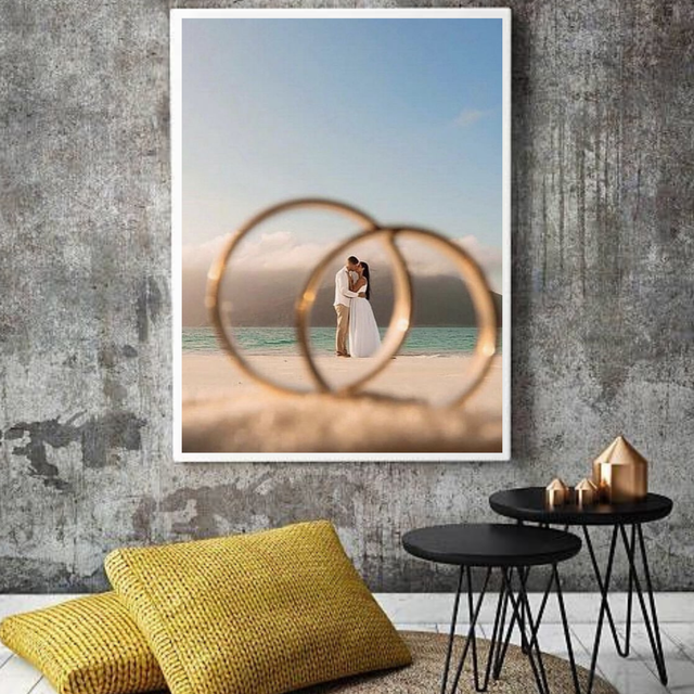 Toile photo personnalisée en sublimation – Décoration murale unique