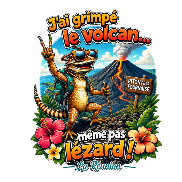 j'ai grimper le volcan