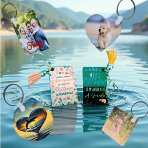 Porte-clés personnalisé avec photo